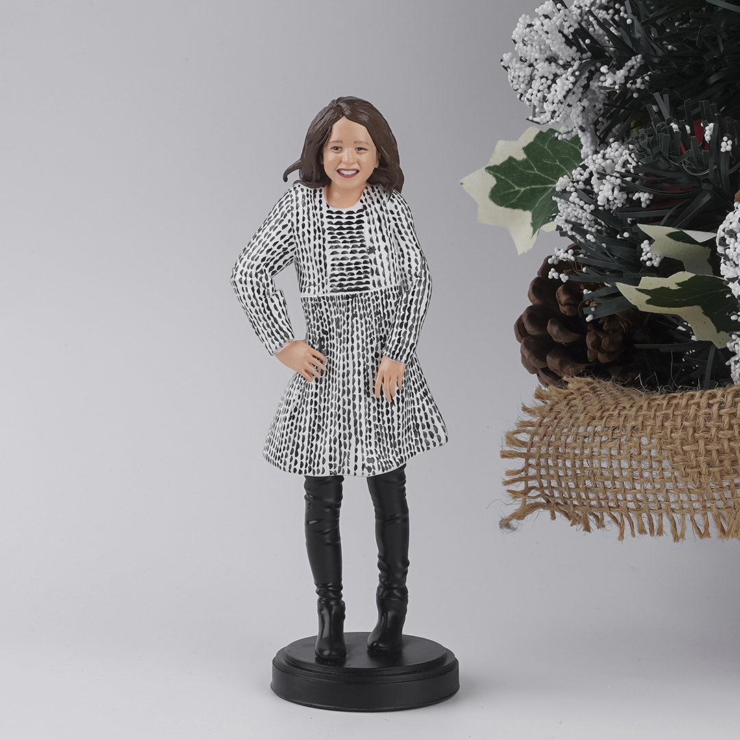 Happy Little Girl, Full Body 3D Figurine, Personalized Gift For Girl, Birthday Gifts