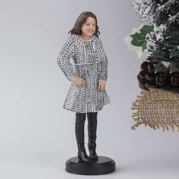 Happy Little Girl, Full Body 3D Figurine, Personalized Gift For Girl, Birthday Gifts