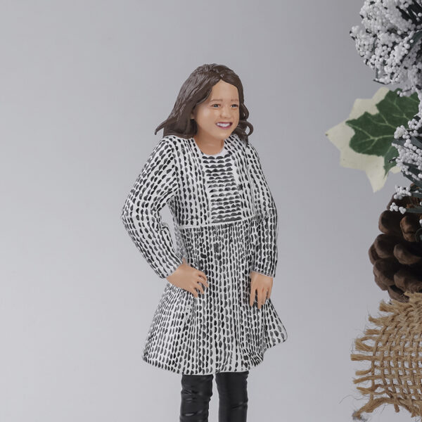 Happy Little Girl, Full Body 3D Figurine, Personalized Gift For Girl, Birthday Gifts