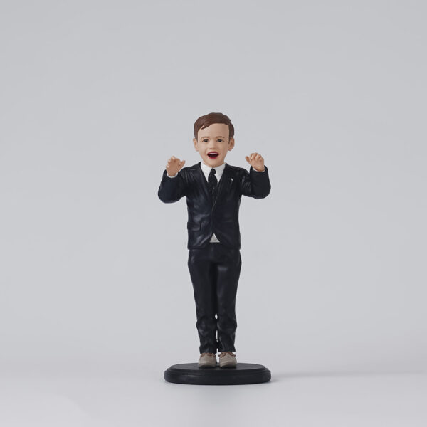 Joyful 2 Little Gentleman, Full Body 3D Figurine, Personalized Gift For Boy, Birthday Gifts