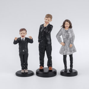 Family Statue, 3D Figurine, Custom Family Statue Set