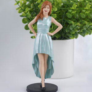Pretty Girl 3D Statues, Full Body 3D Figurine, Personalized Gift For Her