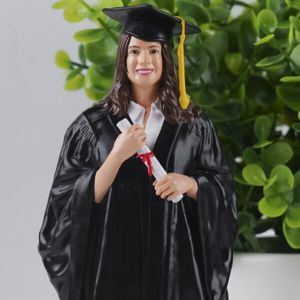 Graduation Girl 3D Figurine, Full Body 3D Figurine, Personalized Gift For Her, Personalized Gift For Graduation