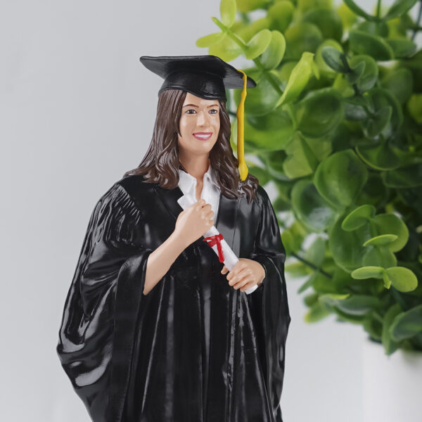 Graduation Girl 3D Figurine, Full Body 3D Figurine, Personalized Gift For Her, Personalized Gift For Graduation