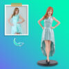 Pretty Girl 3D Statues, Full Body 3D Figurine, Personalized Gift For Her