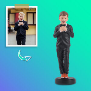 Joyful Little Gentleman, Full Body 3D Figurine, Personalized Gift For Boy, Birthday Gifts